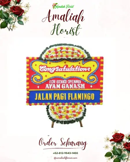 Sewa Papan Bunga Nan Balimo